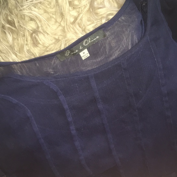 Cute Blue Blouse - Picture 3 of 3